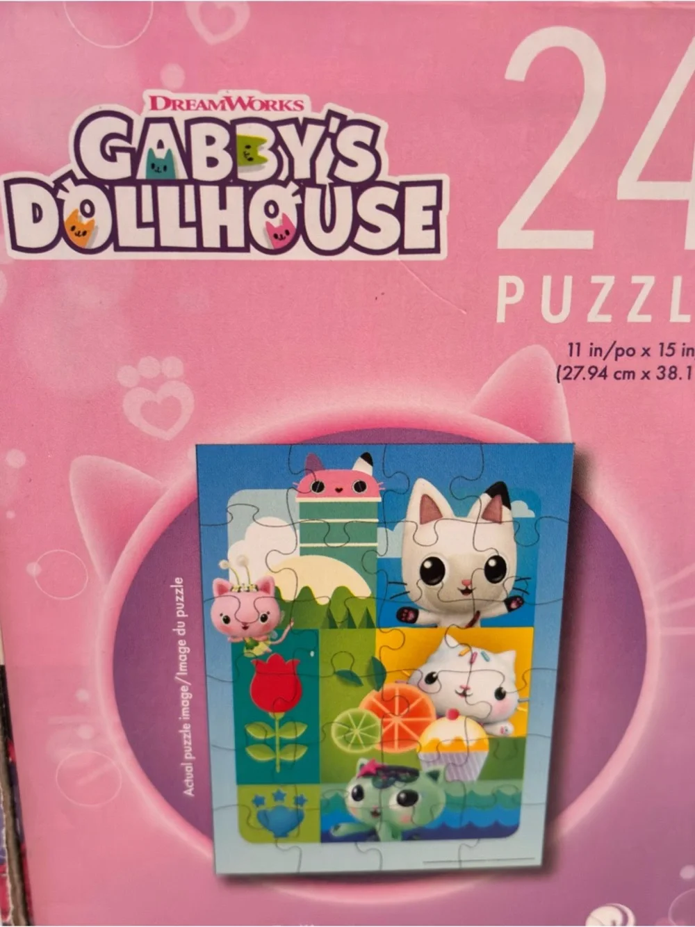 DeamWorks Gabby's Doll House 24 Piece Cat Jigsaw Puzzle